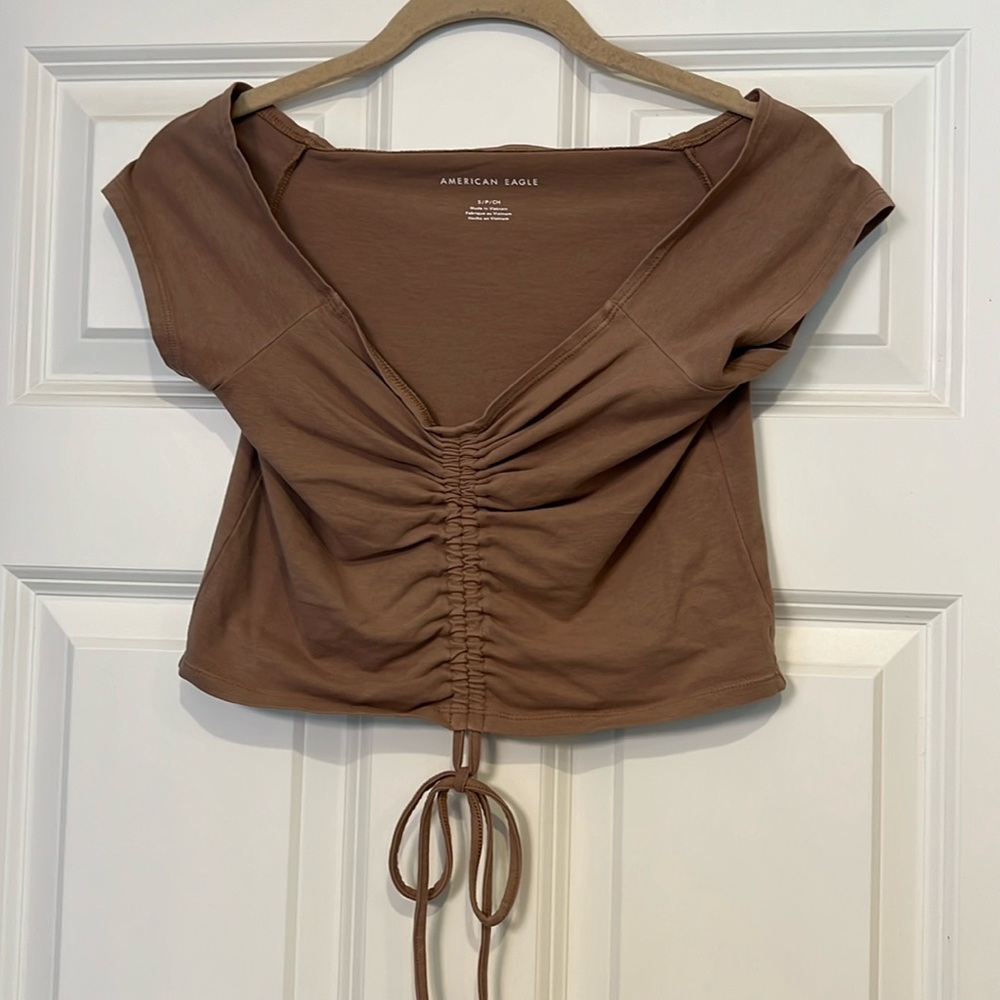 American Eagle Cinched Crop Top